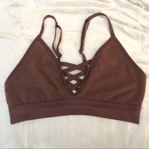 PINK VS Sparkle Pink Bralette- Size M- GUC